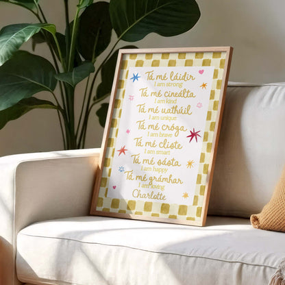 I Am Strong, Vertical Poster, Gift For Grandkids and Kids - 5