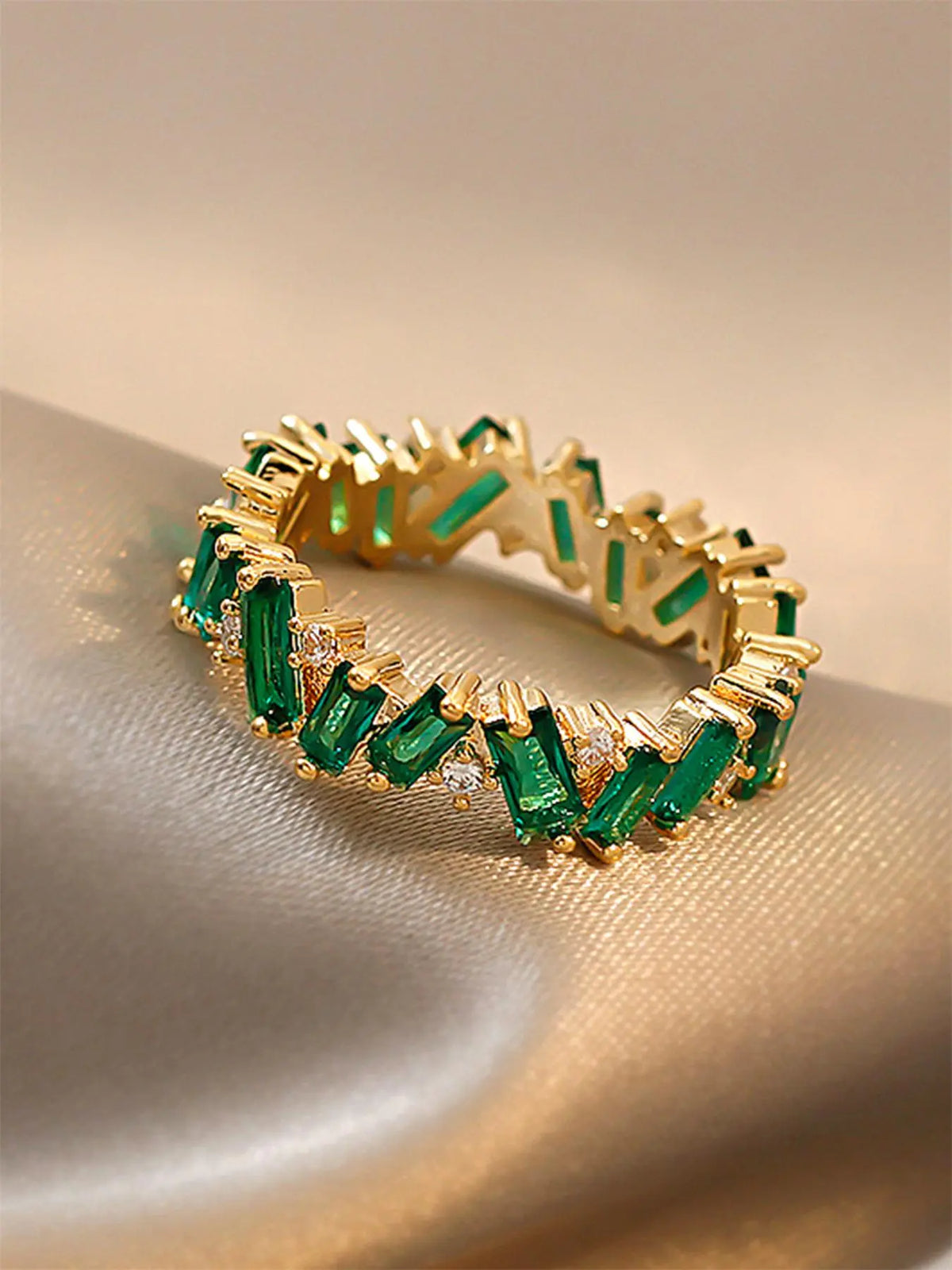 Elegant Rhinestone Ring for Women, Trendy Fashion Jewelry