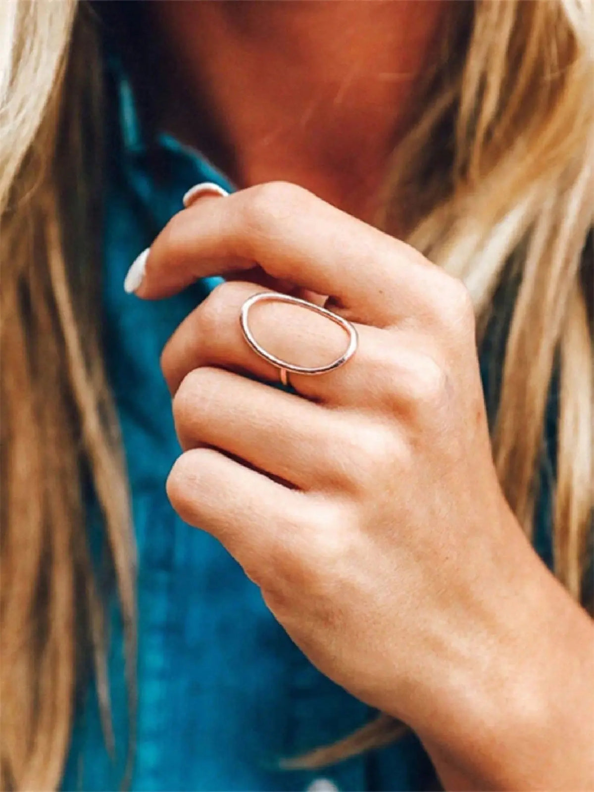 Heart Design Ring for Women & Girls, Trendy Elegant Fashion Jewelry