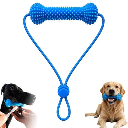 Adjustable Dog Dental Chew Stick, Bite-Resistant Teeth Cleaning Toy for Small, Medium & Large Dogs