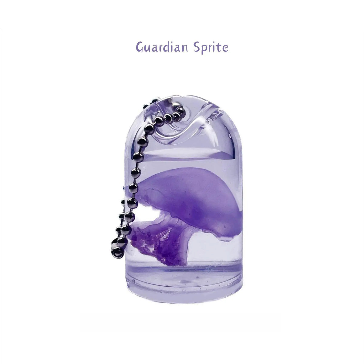 Trendy Silicone Jellyfish Replica Keychain