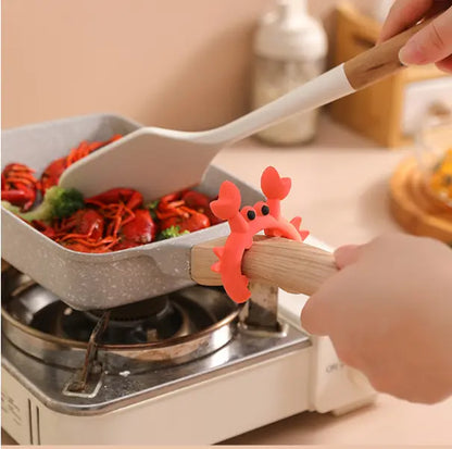 Cooking Spatula & Spoon Holder for Pots, Convenient Utensil Rest for Spatulas, Ladles & Cooking Spoons