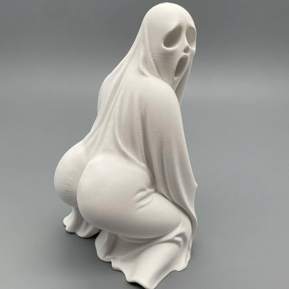 Twerking Ghost Figurine: Funny Halloween Decoration, Quirky Home & Desk Decor, Spooky Party Ornament