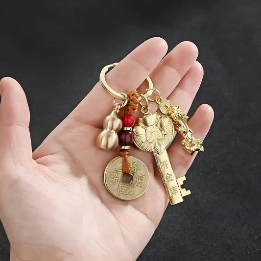 Feng Shui Five Blessings Good Luck Amulet Set
