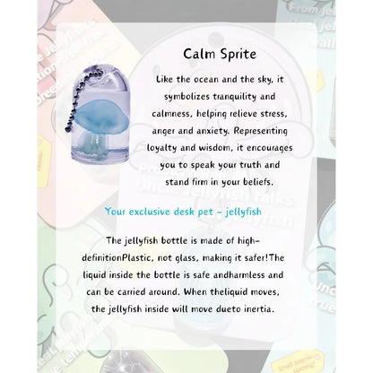 Trendy Silicone Jellyfish Replica Keychain