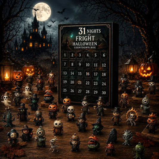 2026 Halloween Countdown Advent Calendar, 31-Day Horror Surprise Blind Bag Set for Halloween Lovers