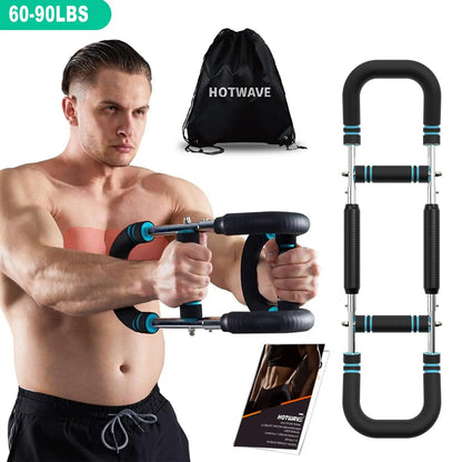 HOTWAVE Arm & Chest Trainer – Adjustable Resistance Home Workout Equipment