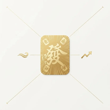 Lucky "FA" Manifestation Card - Eastern Feng Shui Amulet for Positive Energy & Good Vibes Custom Holographic Cards Dollars
