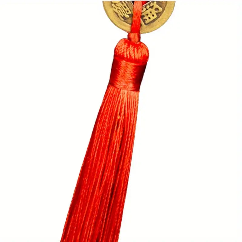 Brass 5-Emperor Coins Feng Shui Gourd Set, Wealth Protection Amulet & Chinese New Year Decor