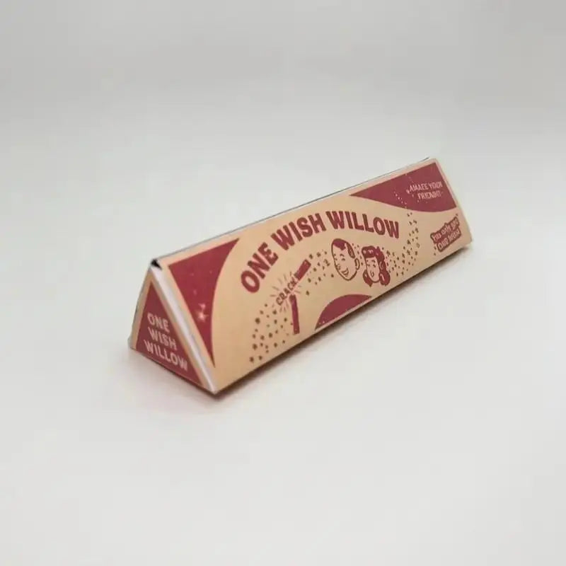 13 in Steel Wood Wish Willow Snap Stick Replica with Triangle Gift Box, Breakable Lucky Charm Gift