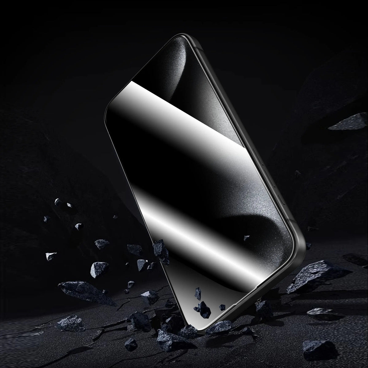 Anti-Fingerprint Privacy Screen Protector for iPhone 17/16/13, 9H Tempered Glass, Full Coverage & Easy Install