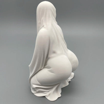 Twerking Ghost Figurine: Funny Halloween Decoration, Quirky Home & Desk Decor, Spooky Party Ornament