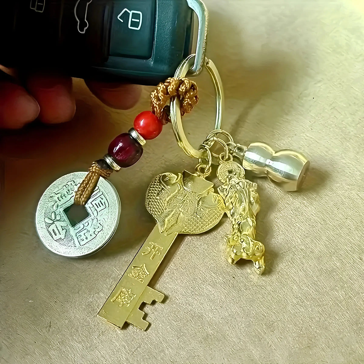 Feng Shui Five Blessings Good Luck Amulet Set