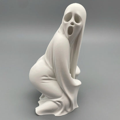 Twerking Ghost Figurine: Funny Halloween Decoration, Quirky Home & Desk Decor, Spooky Party Ornament