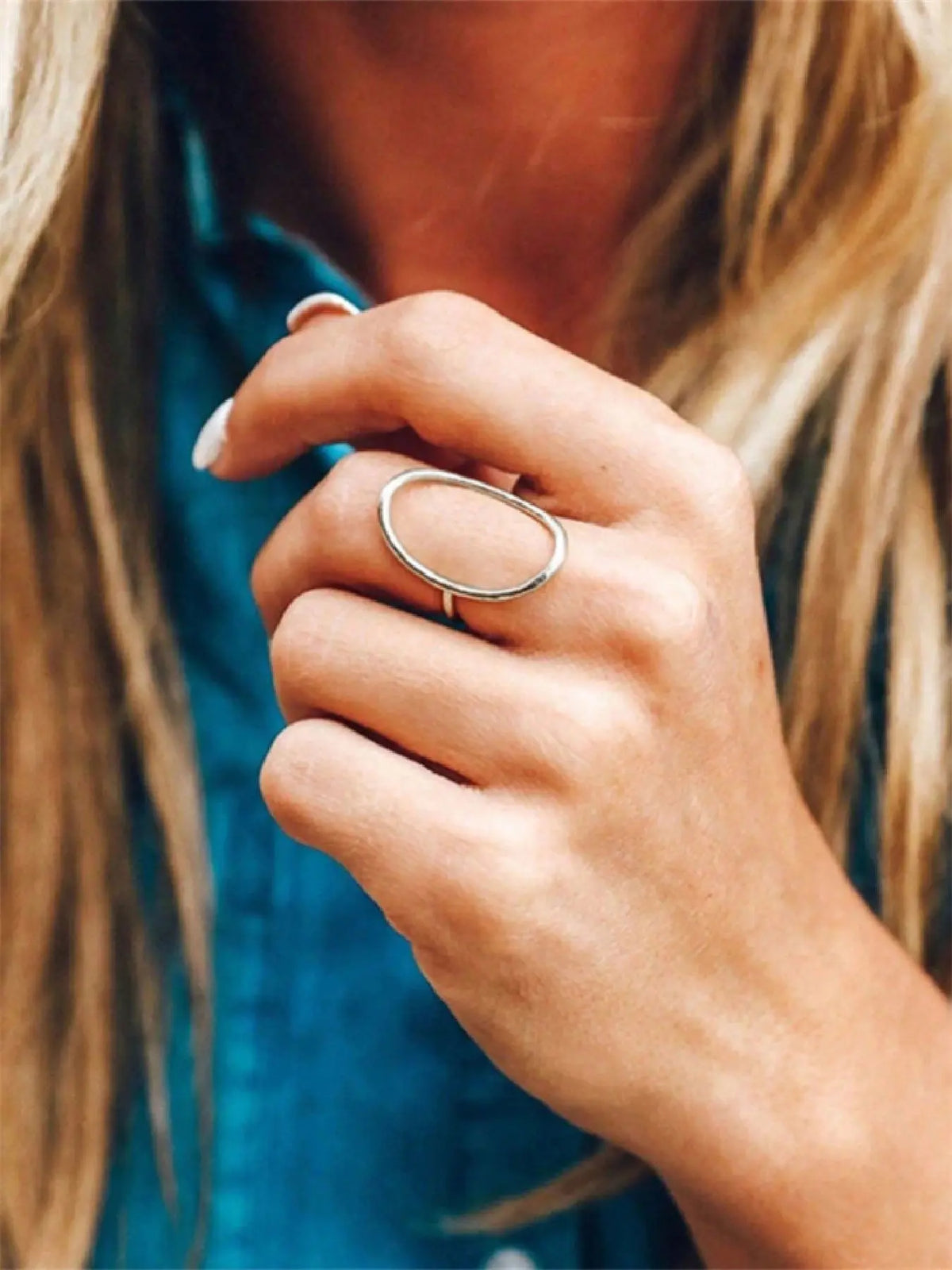Heart Design Ring for Women & Girls, Trendy Elegant Fashion Jewelry