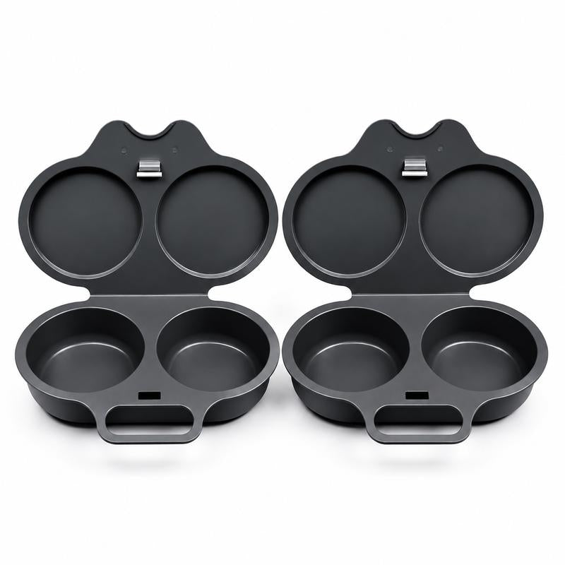 Microwave Egg Cooker, 2-Cup Non-Stick Egg Steamer for Quick & Easy Cooking