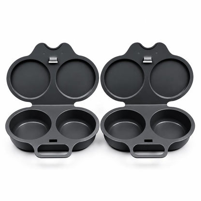 Microwave Egg Cooker, 2-Cup Non-Stick Egg Steamer for Quick & Easy Cooking