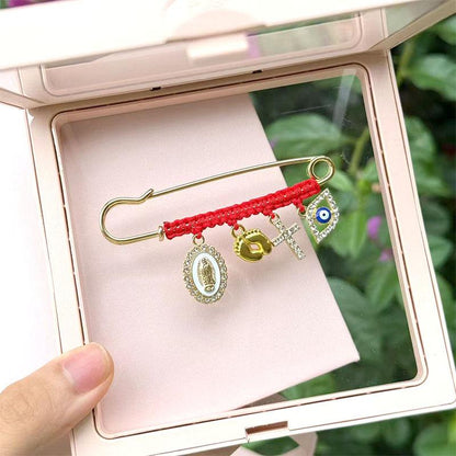 Virgin Mary Pregnancy Protection Brooch