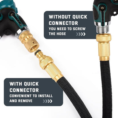 3/4" Brass No-Leak Garden Hose Connector