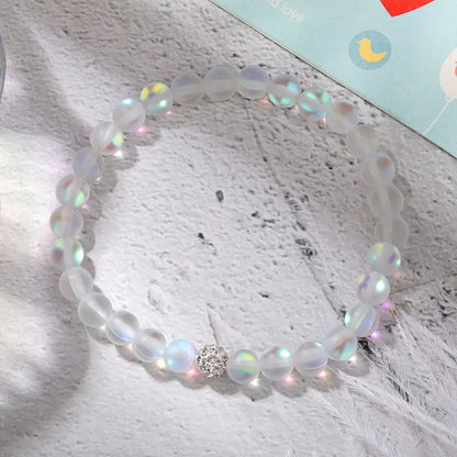 Boho Angel Aura Quartz Beaded Bracelet – 8mm Stretch Bracelet