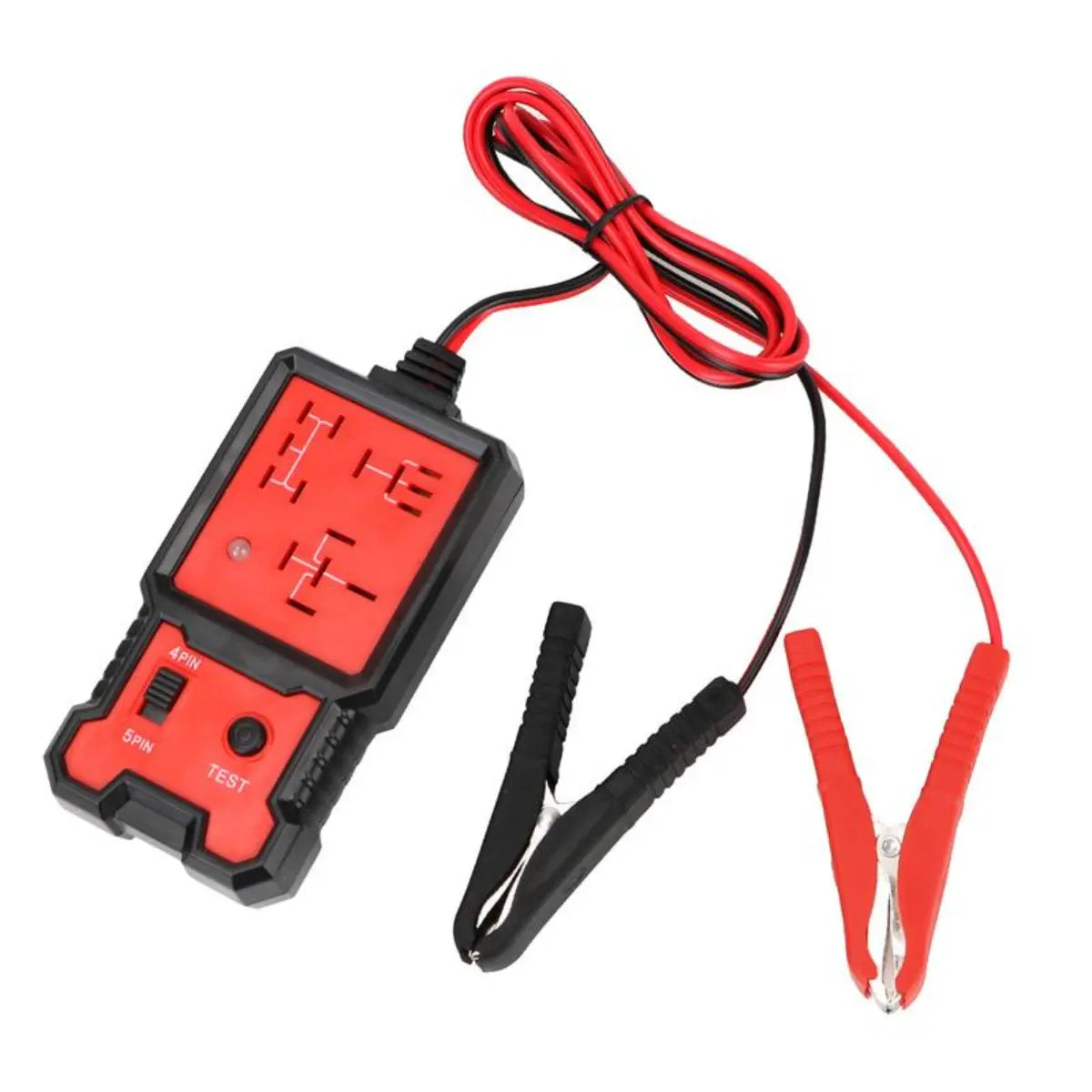 Automotive Relay Tester Tool, 12V/24V Car Relay Diagnostic Too