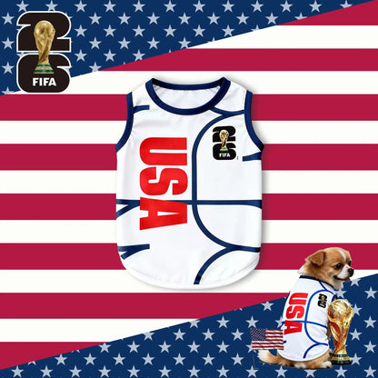 Official FIFA 2026 Pet Jersey – Team Support Dog & Cat Shirt
