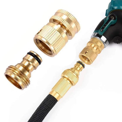 3/4" Brass No-Leak Garden Hose Connector