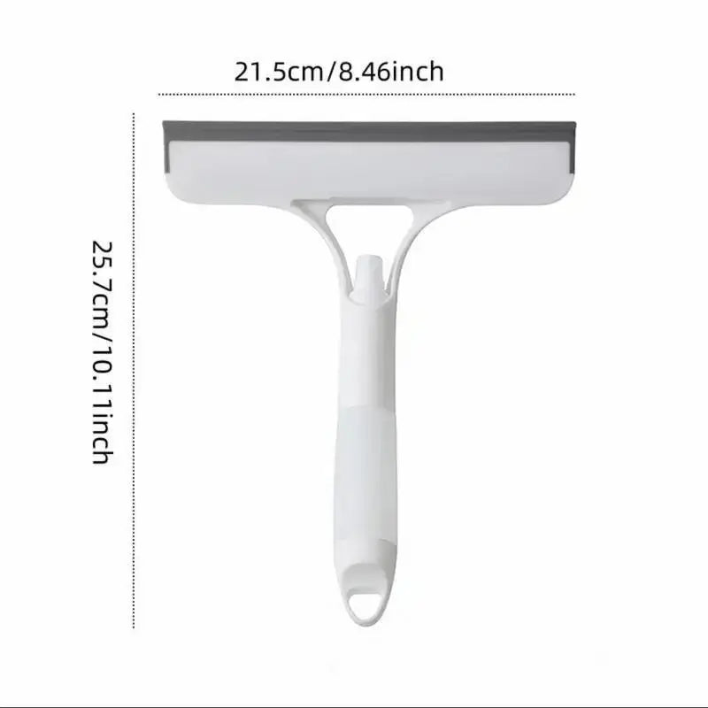 3-in-1 Spray Window Cleaner – Squeegee, Microfiber Scrubber & Mist Spray Glass Cleaning Tool for Windows, Mirrors & Car Windshields