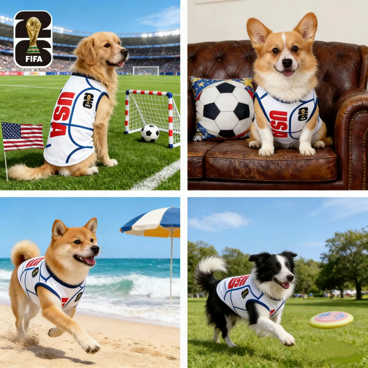 Official FIFA 2026 Pet Jersey – Team Support Dog & Cat Shirt
