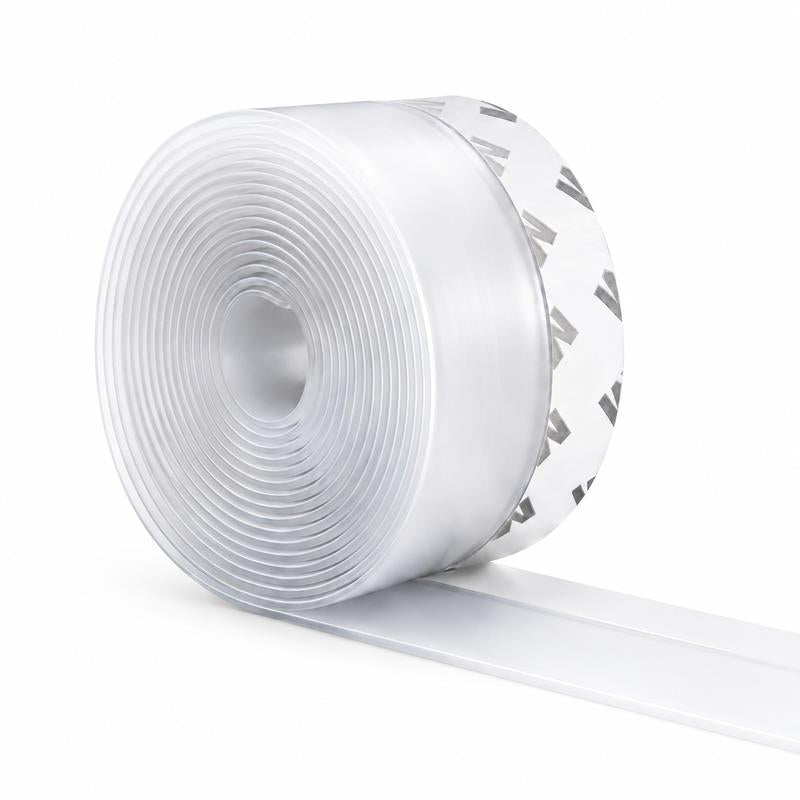 16.4FT Door Weather Stripping, 1.38in Adhesive Draft Seal for Doors, Windows & Shower Doors